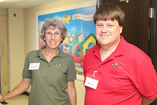 Two Live Oak Clinic Staff Members In One Frame